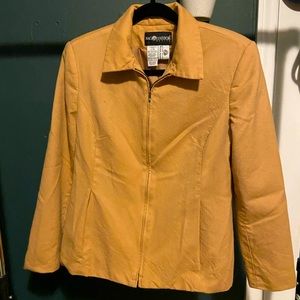 VINTAGE! Sag Harbor 100% Wool Zip Blazer with Shoulder Pads